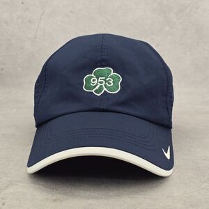 Nike Golf Green Four Leaf Clover Shamrock Hat Cap Blue White St. Patrick's Irish
